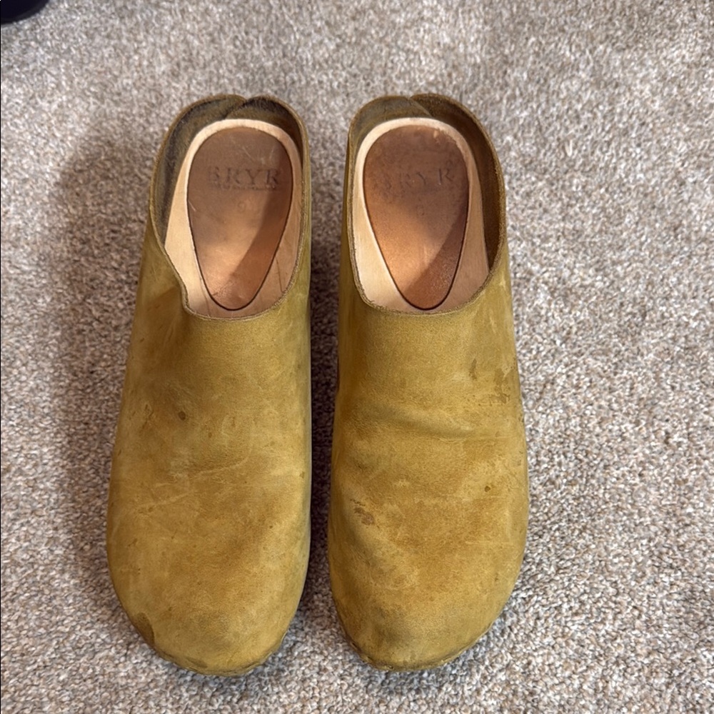 Bryr clogs Chloe high heel fennel size 39 or 9
